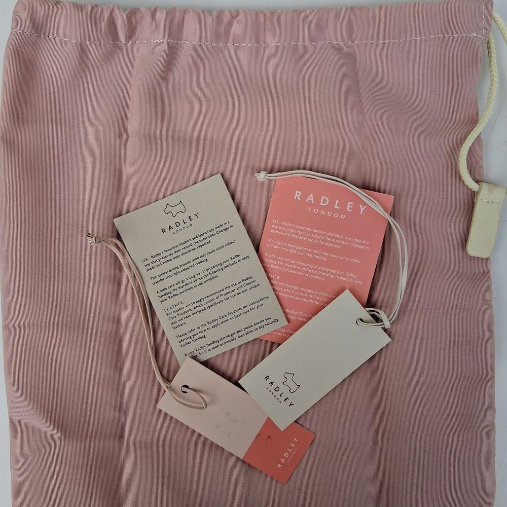 RADLEY LONDON Red Crossbody Bag with Hello London Design - Picture 12 of 16